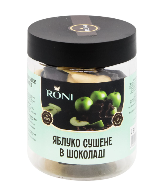 Яблуко суш чор шоколад 150г